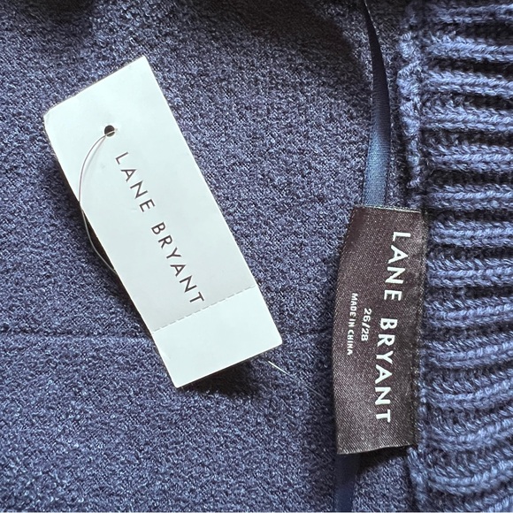 Lane Bryant Relaxed Sweater-collar Poncho/Cape Sz 26/28. NWT - Picture 8 of 10